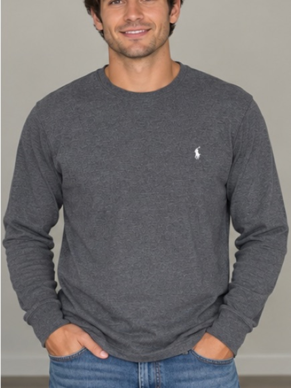 Polo grey thermal large longsleeve